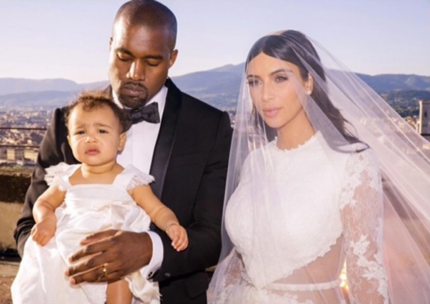 Kanye West, Kim Kardashian i North West