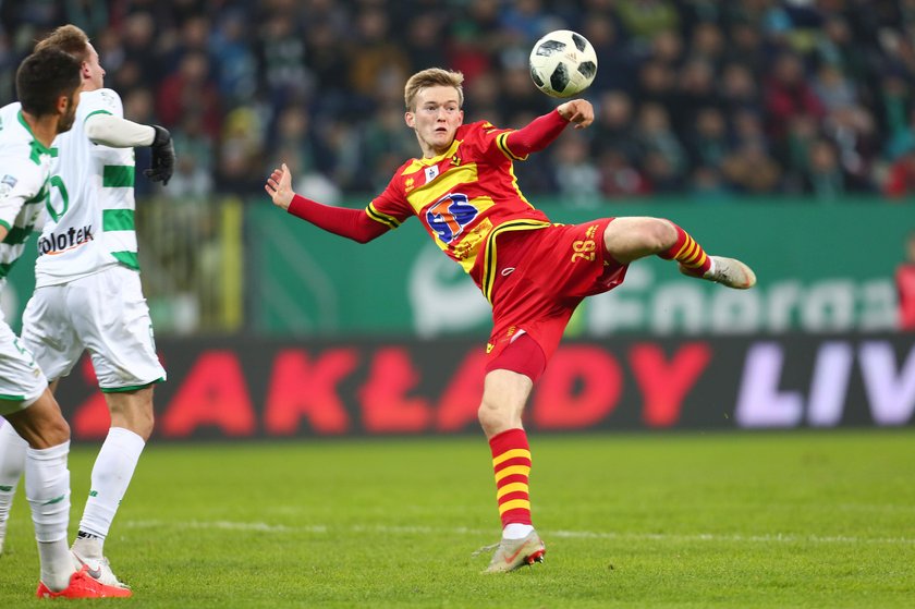 Pilka nozna. Ekstraklasa. Zaglebie Sosnowiec - Jagiellonia Bialystok. 05.11.2018