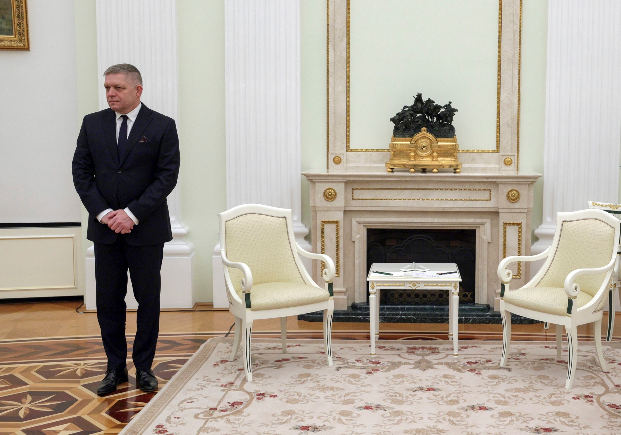 Slovenský premiér Robert Fico sa stretol v Moskve s ruským prezidentom Vladimirom Putinom.
