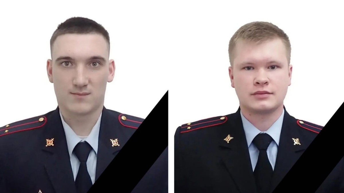 Poručnici policije Ilja Klimanov (24) i Maksim Gorbunov (25)