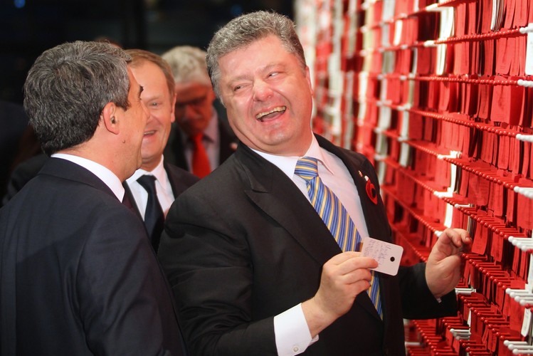 Prezydent Ukrainy PETRO POROSZENKO na Westerplatte