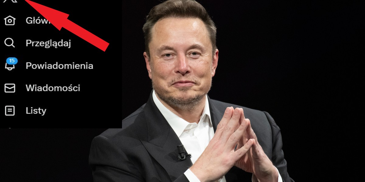 Elon Musk i nowe logo Twittera