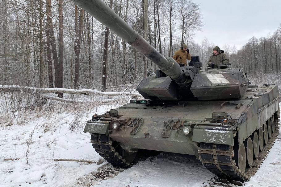Ukraińskie uszkodzone czołgi Leopard 2A6 są naprawiane na Litwie