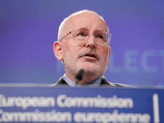 Frans Timmermans, wiceprzewodniczący Komisji Europejskiej. Bruksela, 30 stycznia 2019 r.