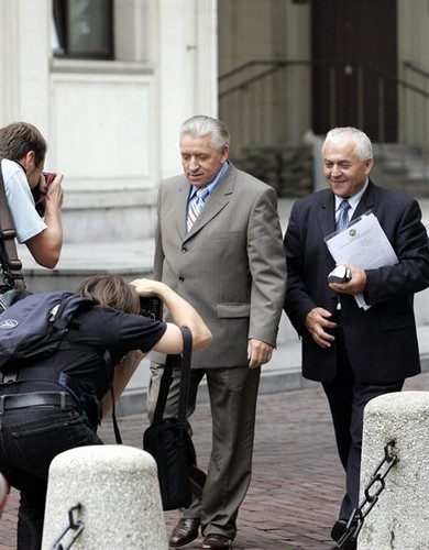 11.08.2007 Warszawa SejmKonferencja prasowa przewodniczacego klubu SamoobronaN/z Andrzej Lepper i fotoreporterzyfot.Michal Rozbicki