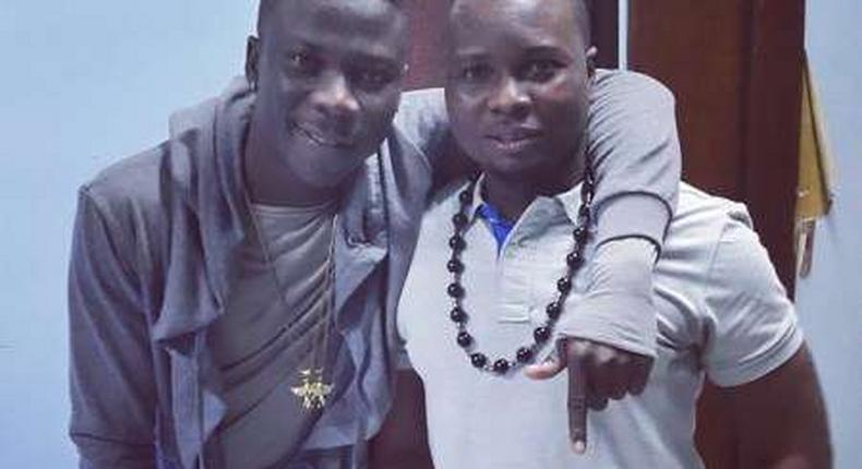 Stonebwoy with former manager Karl Gid