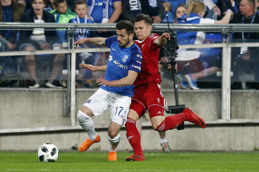 28.04.2018 LECH POZNAN - GORNIK ZABRZE LOTTO EKSTRAKLASA PILKA NOZNA