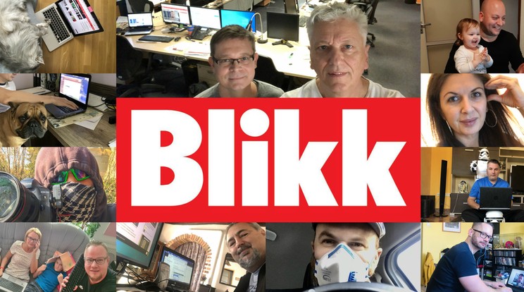 Otthonról készül a Blikk / Fotó: Blikk