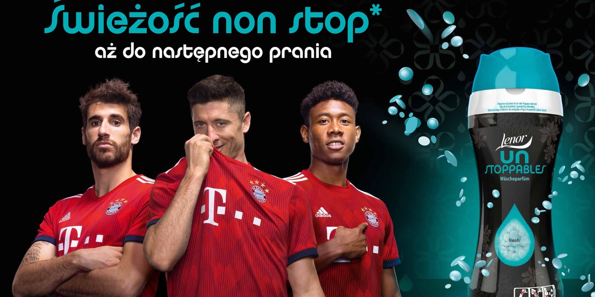 Lenor Unstoppables i FC Bayern Monachium –niepokonany duet dla świeżości, której trudno się oprzeć!