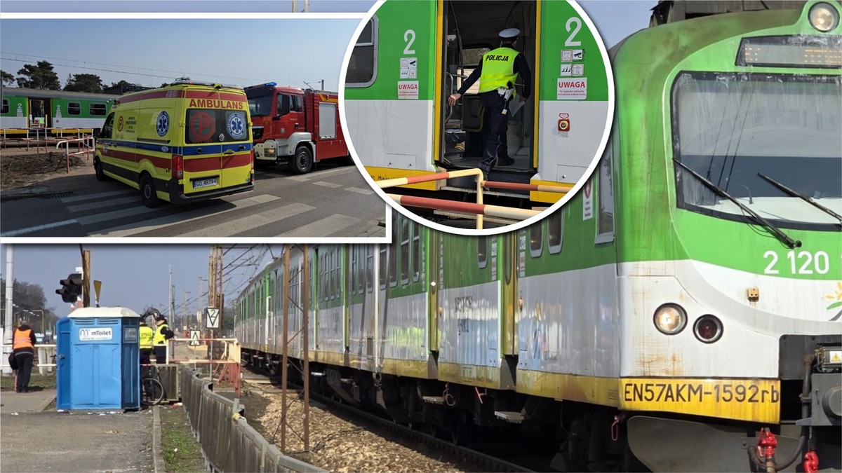 Wszedł na tory w słuchawkach. Chwilę później rozegrał się dramat