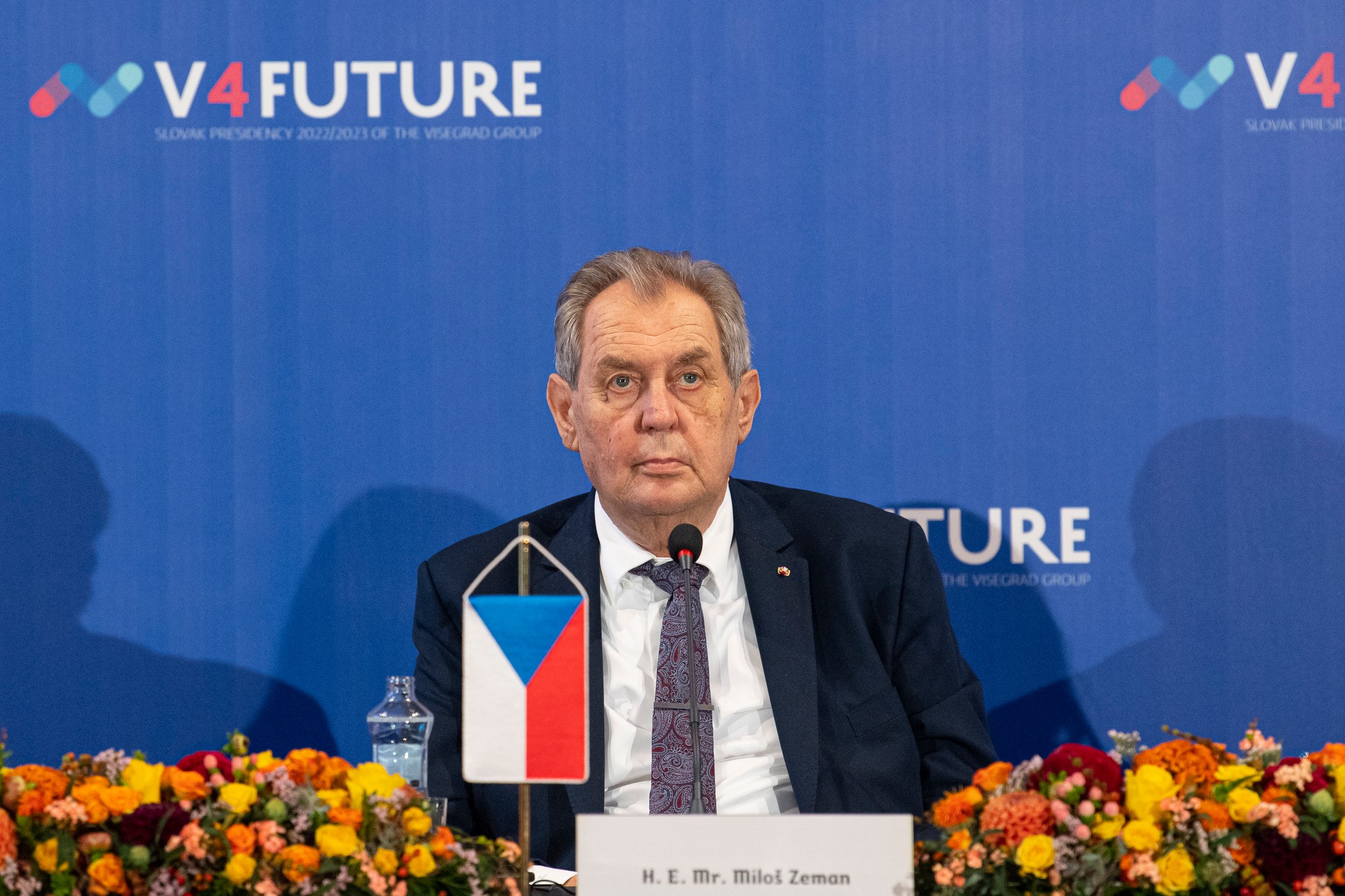 Prezident Českej republiky Miloš Zeman.