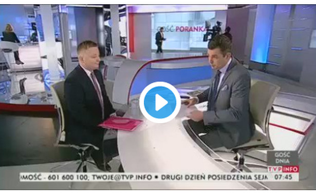 Rzecznik PSL do Michała Rachonia w TVP Info: Panie rzeczniku PiS. "Niespotykany brak kultury"