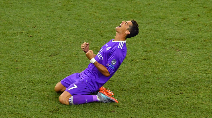 Cristiano Ronaldo a meccs legjobbja volt a BL-döntő/Fotó: AFP