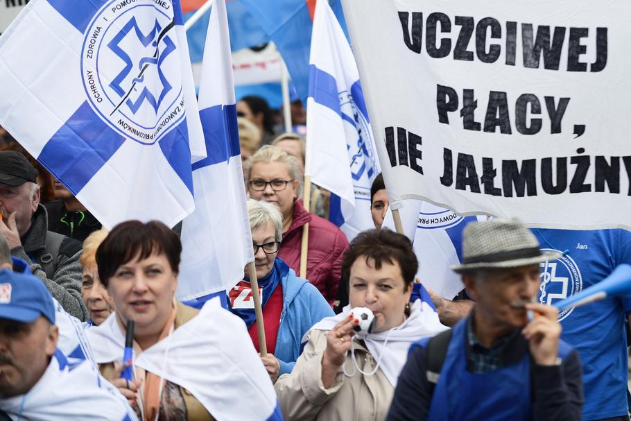 Manifestacje na ulicach Warszawy, 22 września 2018 r.