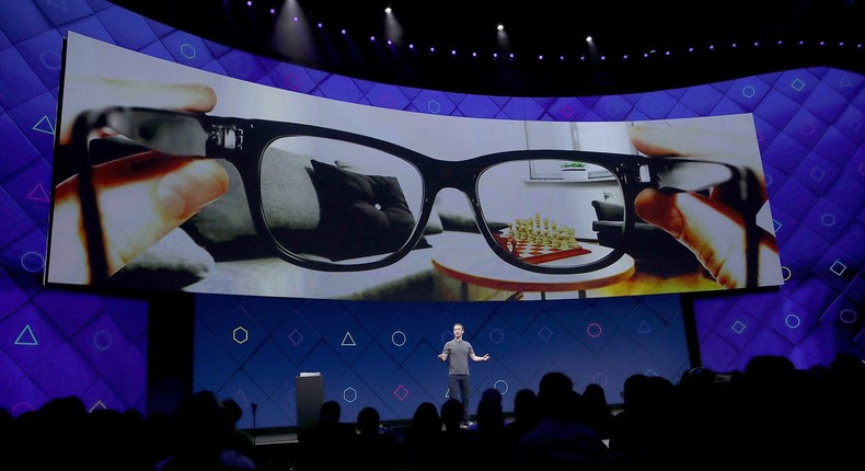 Mark Zuckerberg AR glasses F8