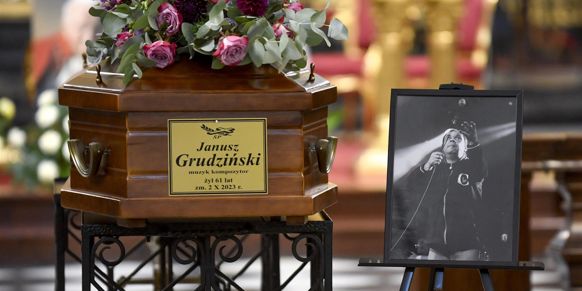 Pogrzeb Janusza Grudzińskiego. 