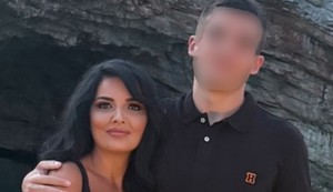 Milena Popović sa sinom