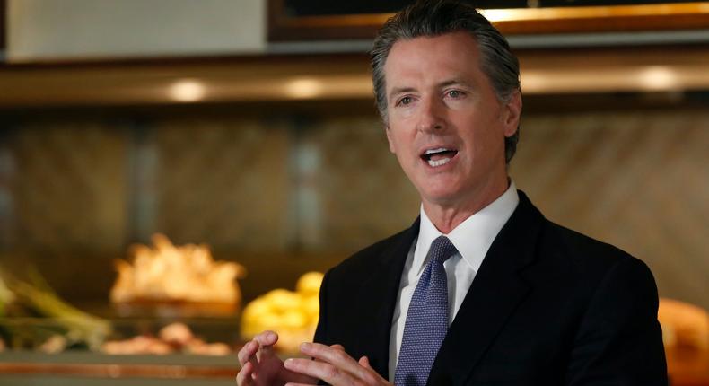 California Gov. Gavin Newsom.
