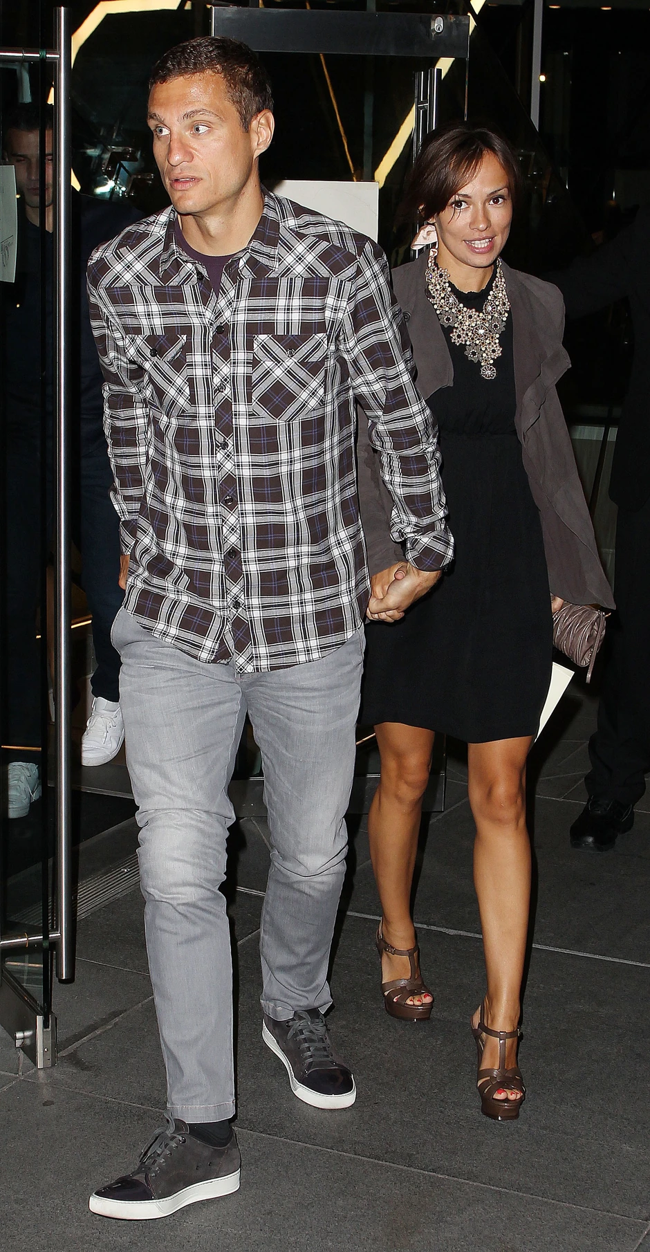 Nemanja Vidić sa ženom