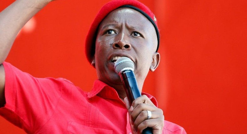 South African politician Julius Sello Malema