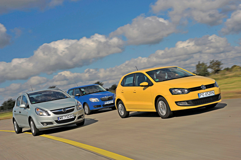 Opel Corsa D, Škoda Fabia II i VW Polo V – porównanie