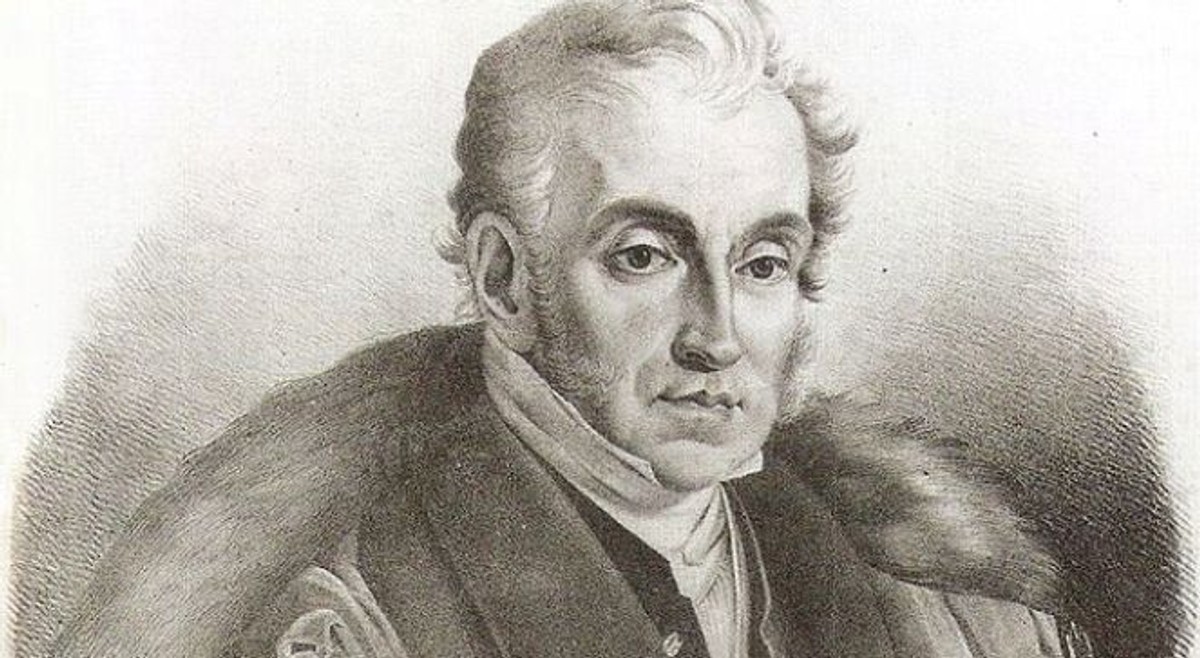Adam Czartoryski. Fragment obrazu Seweryna Olszyńskiego