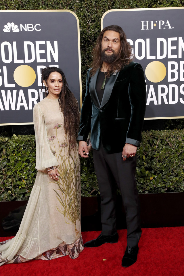 Złote Globy 2020: Jason Mamoa i Lisa Bonet