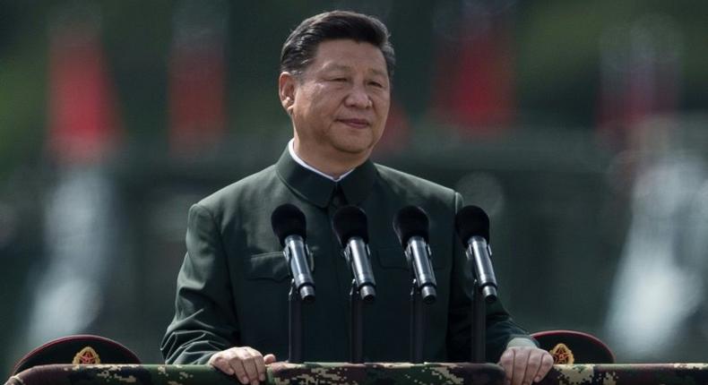 Chinese president Xi Jinping says his country will protect its sovereignty against any people, organisation or political party