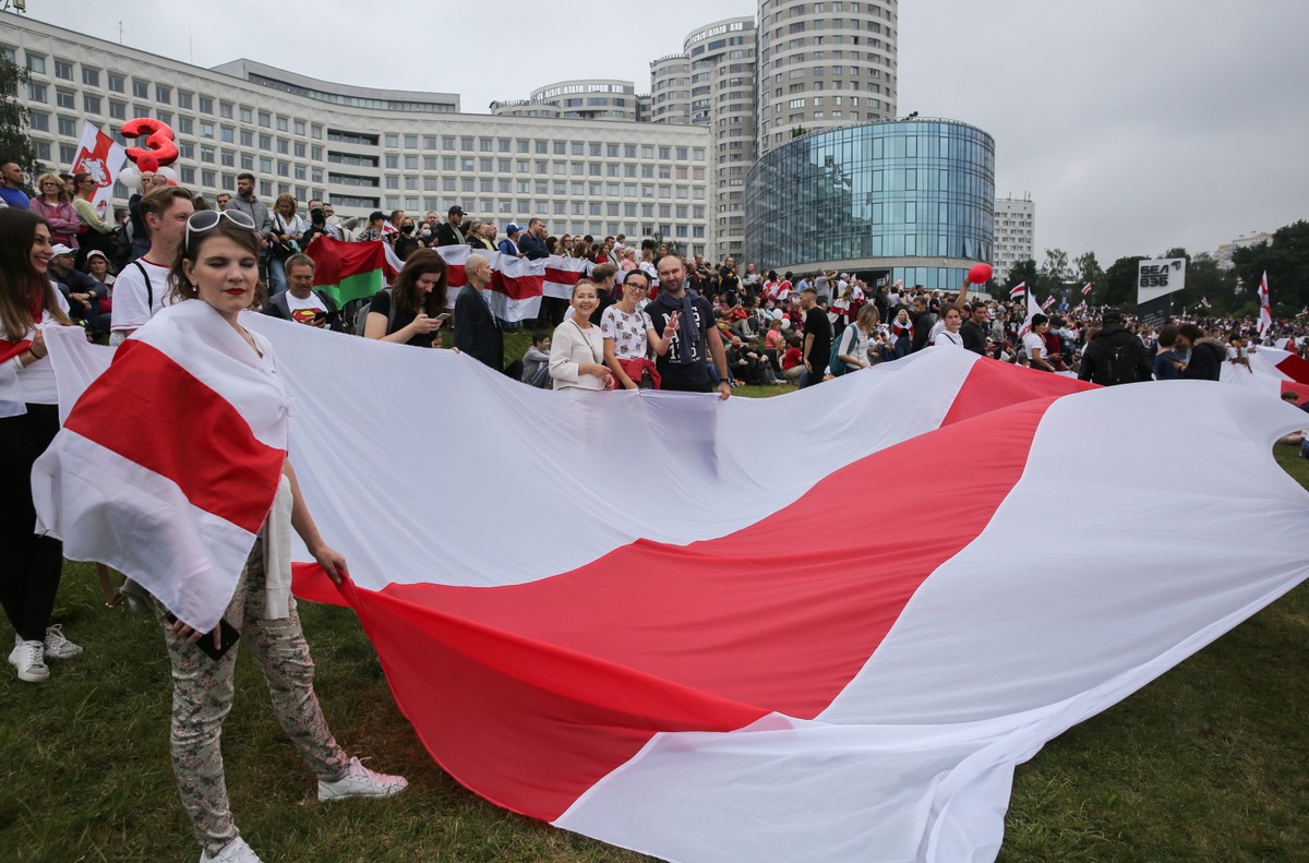 Protest na Białorusi
