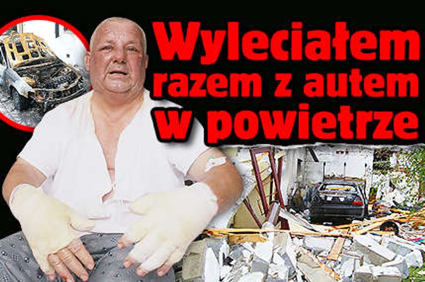 Auto na gaz wyleciało w powietrze. FOTO!