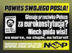 Narodowcy chcą wieszać posłów