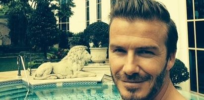 Beckham zrobił sobie selfie bez koszulki