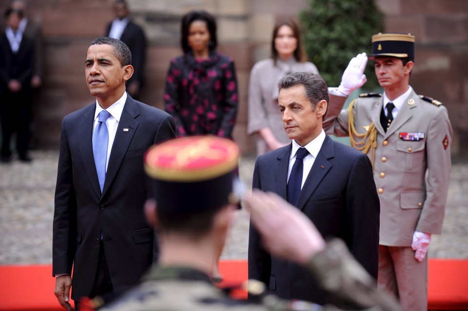 FRANCE USA OBAMA SARKOZY