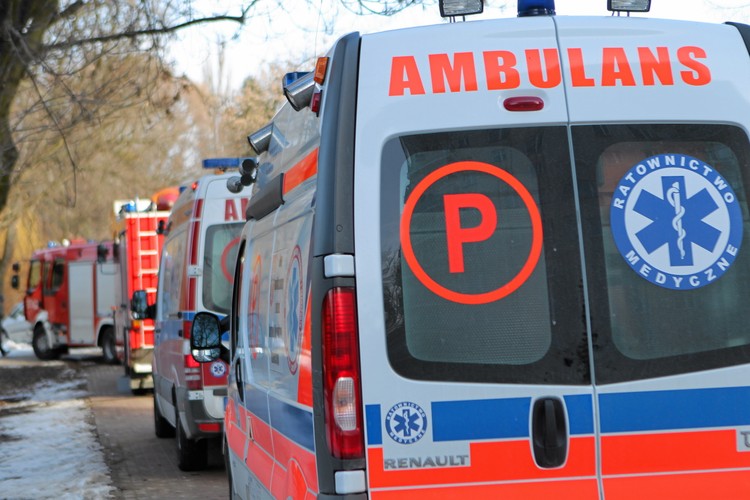 Akcja ratunkowa. Park Moczydło w Warszawie