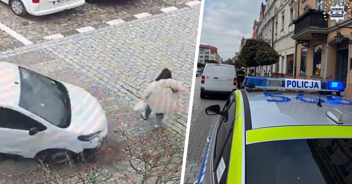 Z impetem wjechał w ciężarną kobietę. Zrobił to na oczach policji