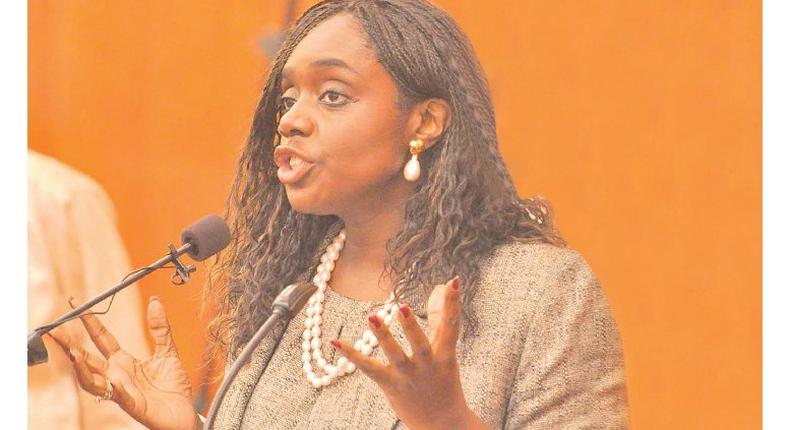 The minister of finance Mrs. Kemi Adeosun