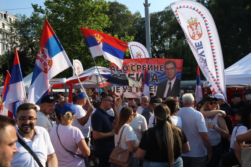 Skup SNS u Beogradu