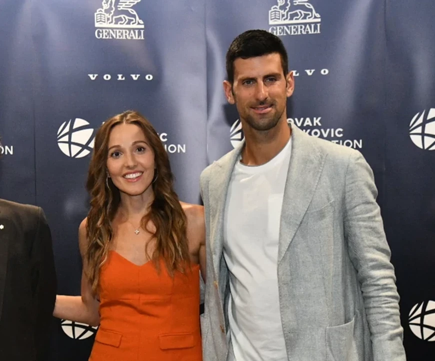 Novak i Jelena Đoković  (foto: Milan Ilić)