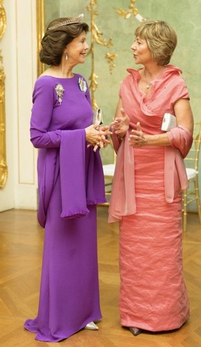 Królowa Sylwia i Daniela Schadt