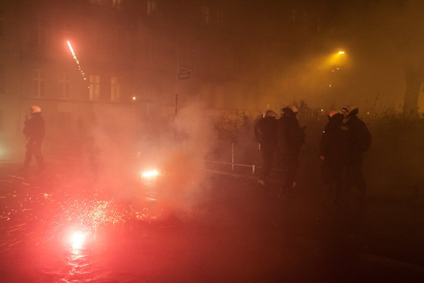 Niespokojny Sylwester na ul. Małeckiego w Poznaniu