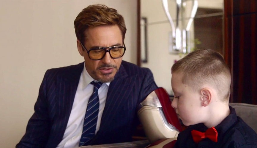 Robert Downey Jr. dał niepełnosprawnemu 7-latkowi 'prawdziwe' ramię Iron Mana