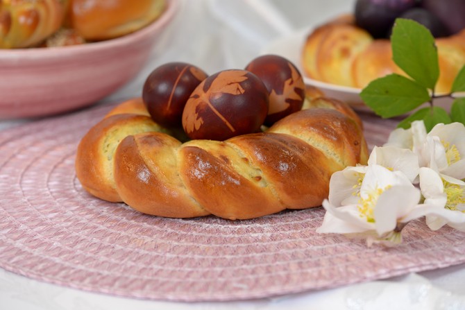 Uskršnji venčići od testa