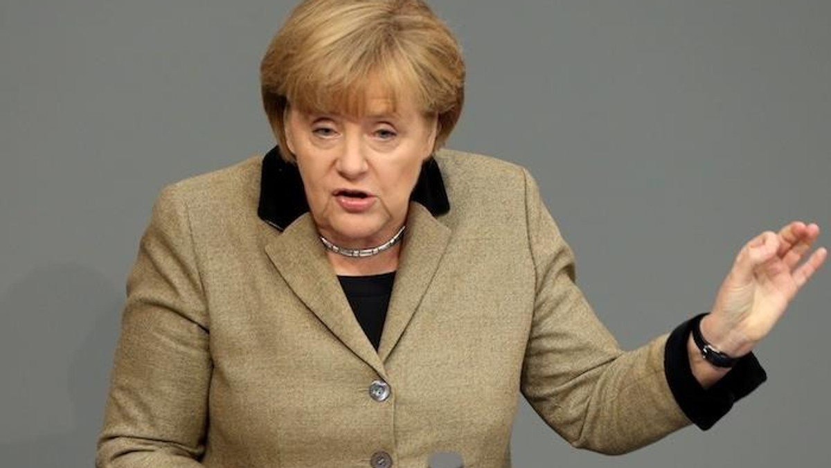 Angela Merkel w Bundestagu