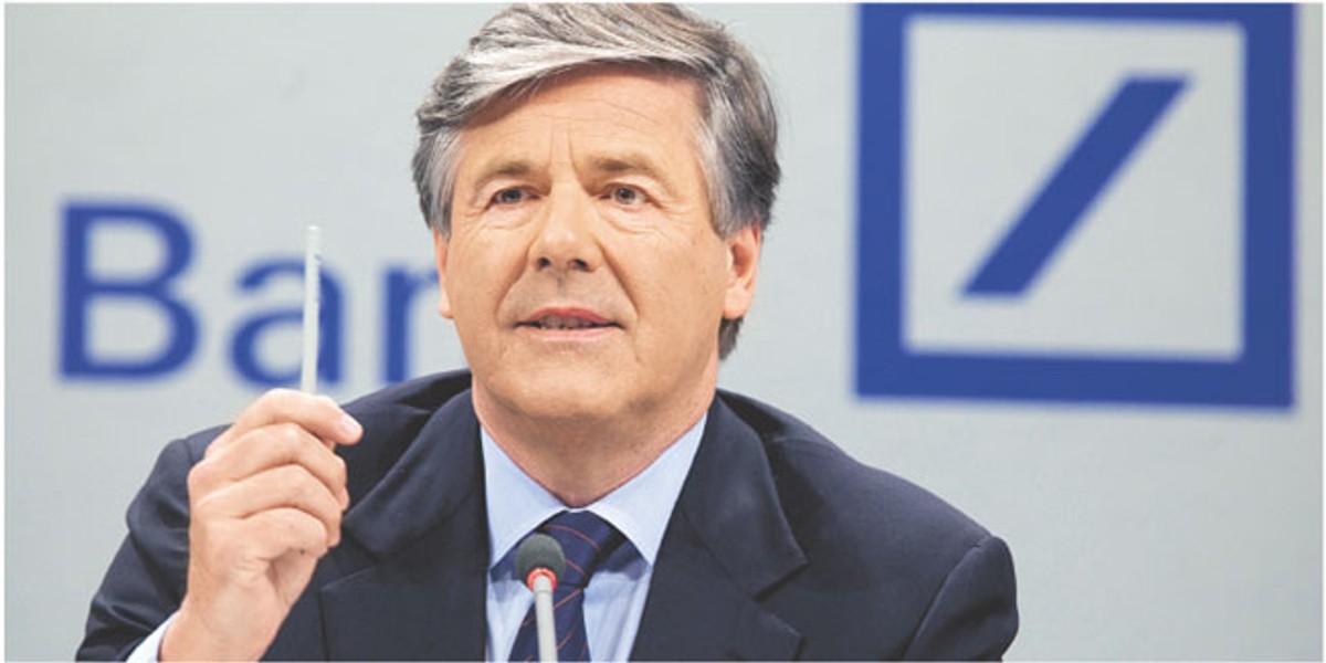 Joseph Ackermann to jednej z najlepiej zarabiających menedżerów Fot. Bloomberg