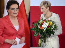 Kopiować też trzeba umieć! Ewa Kopacz w garsonce à la Agata Duda