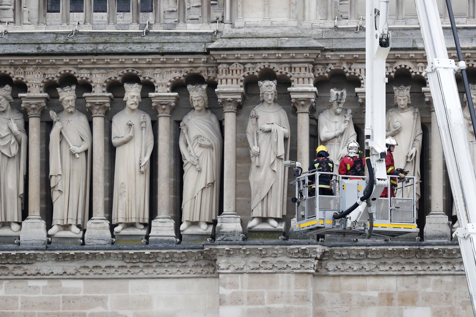 Katedra Notre Dame po pożarze