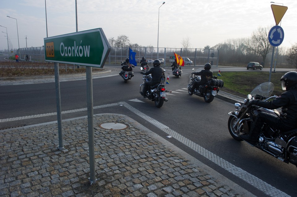 STRYKÓW OTWARCIE OBWODNICY MIASTA PRZY SKRZYŻOWANIU A1 I A2