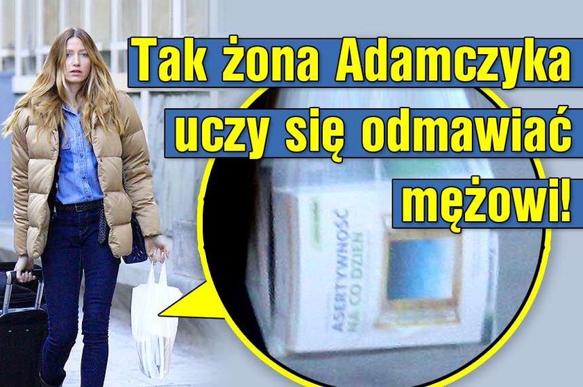 Tak żona Adamczyka uczy się odmawiać mężowi!