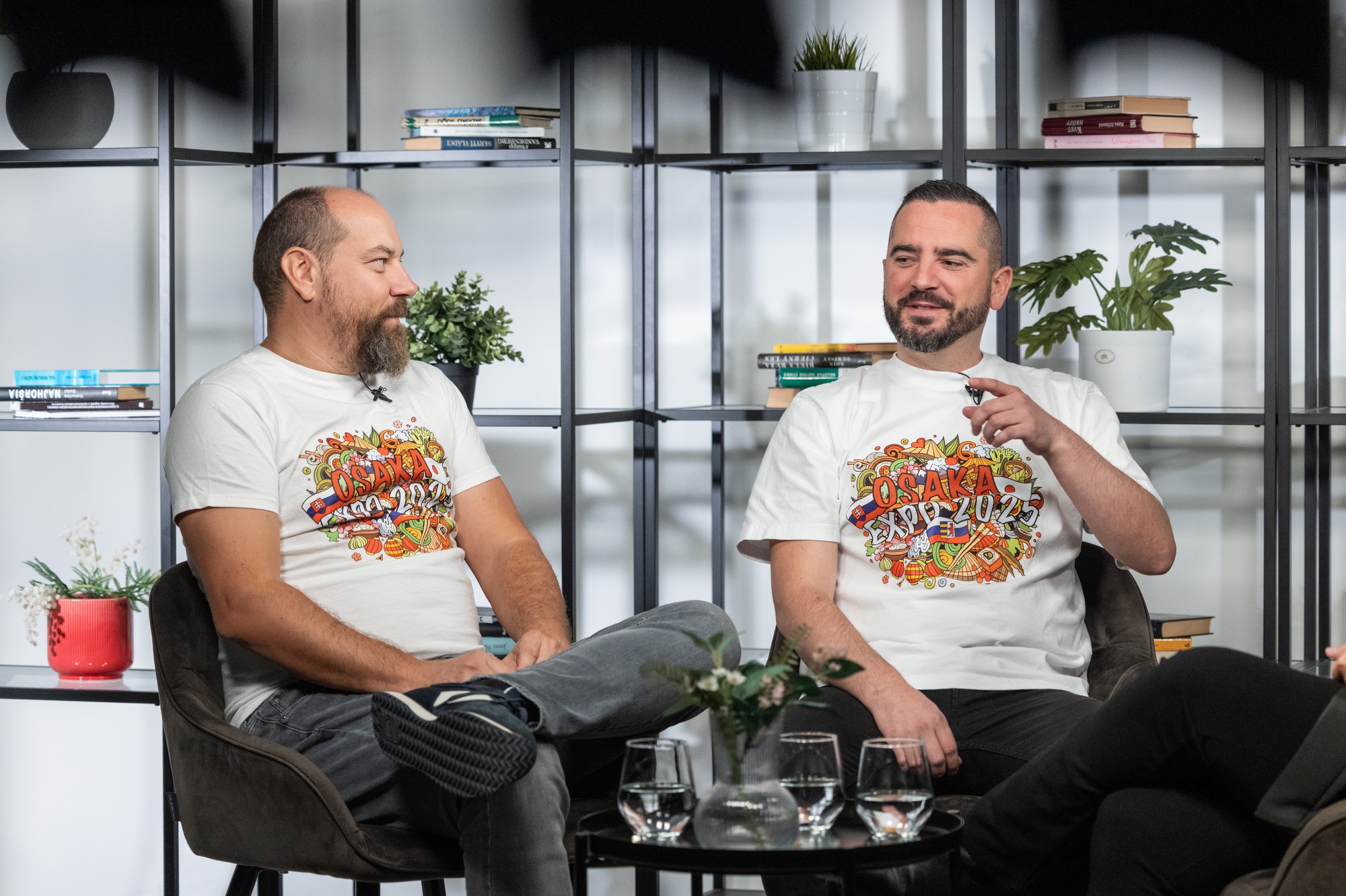 Matúš Jaško a Ľubomír Sabo v relácii Off Record. 