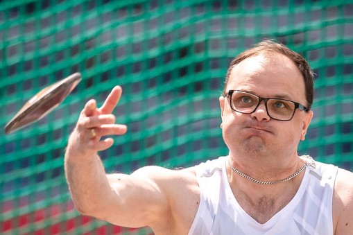 Piotr Kosewicz podczas lekkoatletycznych Mistrzostw Europy w Bydgoszczy